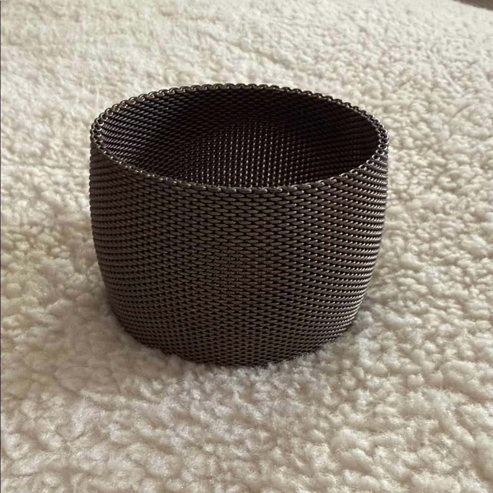 Sarah Cavender Metal Works Silver Antique Mesh Woven Bracelet